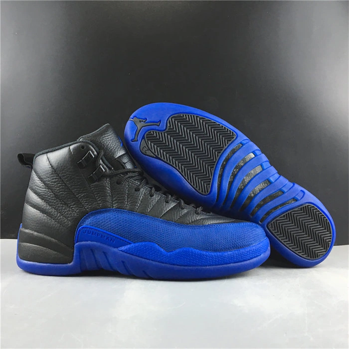 Premium Jordan 12 Retro Black Game Royal 130690- 4155