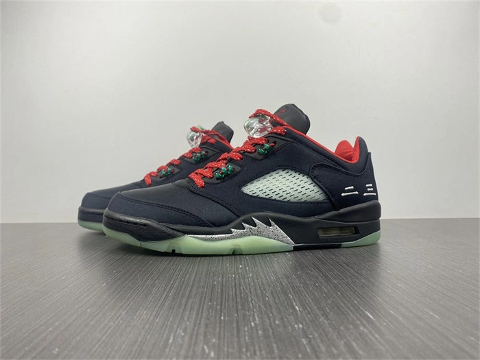 Breathable Jordan5 Low CLOT Jade DM4640- 4011