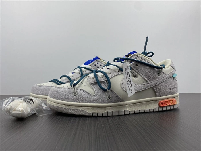 Tailored Nike Dunk Low Off-White Lot 16 DJ0950- 5058