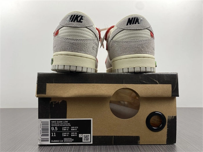 Stretchable Nike Dunk Low Off-White Lot 33 DJ0950- 5049