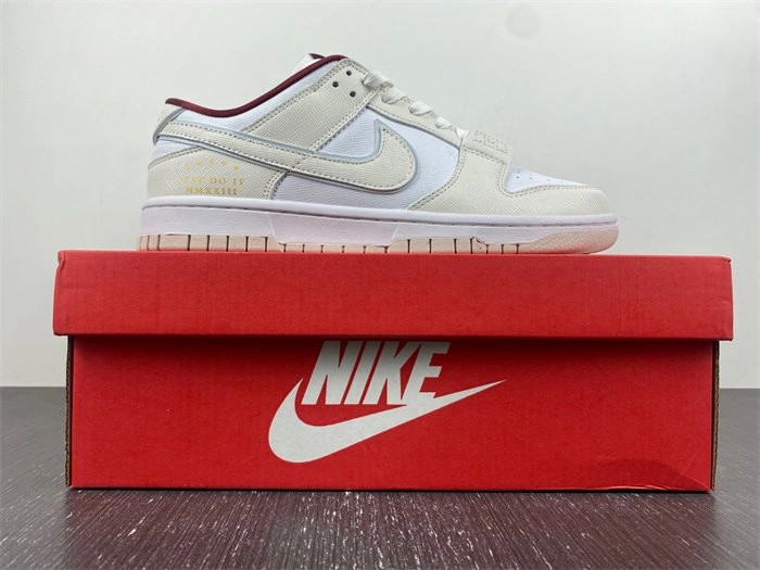 Nike Dunk Low SE Just Do It White Phantom DV1160- Colorful 4623