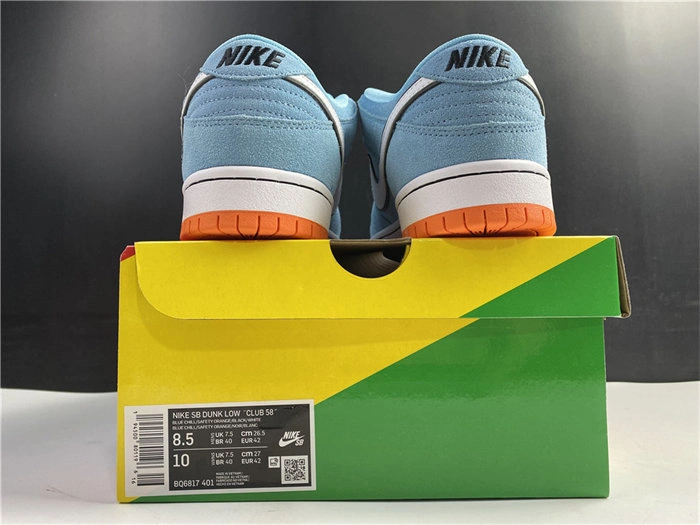 HighQuality Nike SB Dunk Low Club 58 Gulf BQ6817- 4909